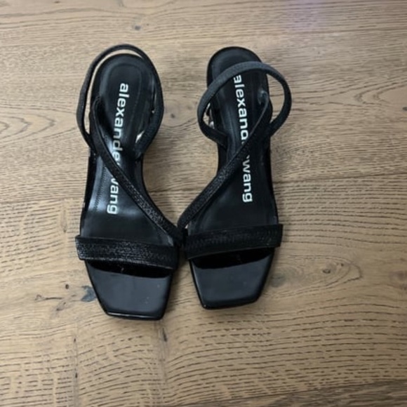 ALEXANDER WANG embellished block strappy sandals size 36 - Picture 3 of 6